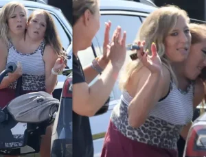 Evlilikleriyle Gündem Olan Yapışık İkizler Abby ve Brittany Kucaklarında Bebekle Görüntülendi