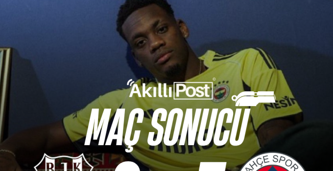 TARİHİ GERİ DÖNÜŞ! 5 Gollü, 2 Kırmızı Kartlı Derbide Fenerbahçe 2-0’dan Geldi, Beşiktaş’ı Yıktı: 3-2!