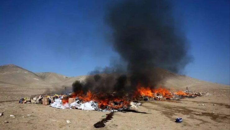 Afganistan’da Uyuşturucuya Büyük Darbe: Kabil’de 220 Ton Zehir İmha Edildi!