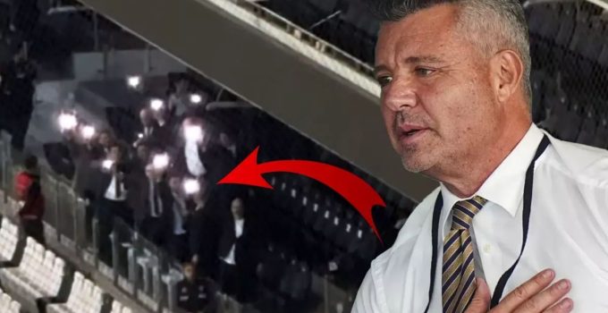 Derbi Zaferinin Gizli Görüntüleri Ortaya Çıktı: Başkan Sadettin Saran Taraftarlarla Birlikte Omuz Omuza!