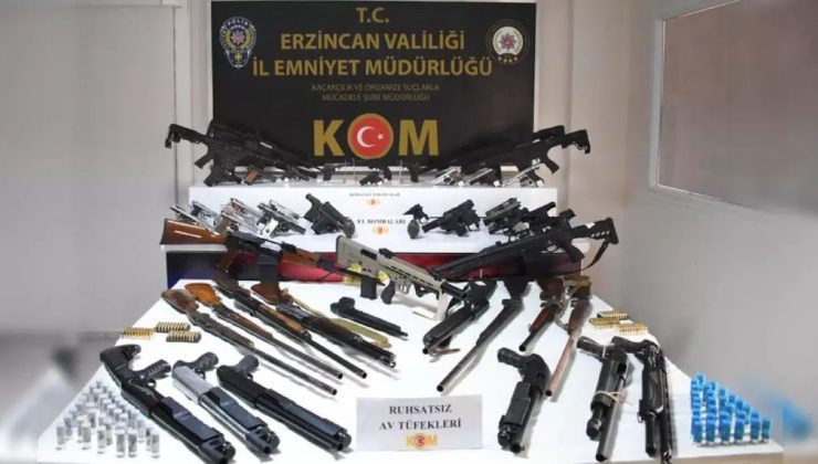 Erzincan Merkezli Dev Operasyon: 35 İlde Silah ve Patlayıcı Kaçakçılarına Büyük Darbe!