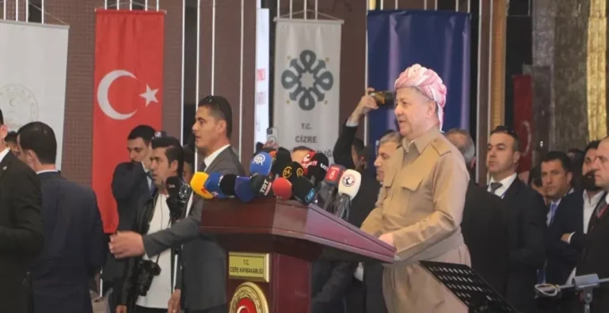 Barzani’den Cizre’de Kritik Barış Mesajı: “Tüm Gücümüzle Destekliyoruz”