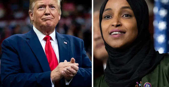 Trump’tan ABD’yi Sarsan Somali ve Ilhan Omar Skandalı! “Atın Bunu Ülkeden!”