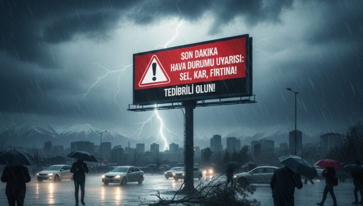 Sağanak ve Kar Yağışı Geliyor! İçişleri Bakanlığı’ndan Vatandaşlara Önemli Çağrı