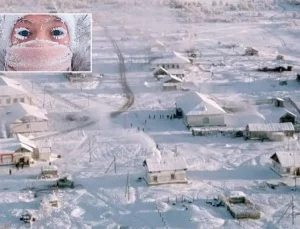 Eksi 71 Dereceyi Gördüler! Balığın Havada Donduğu Köyde Akılalmaz Yaşam