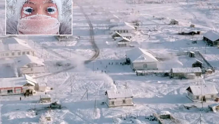 Eksi 71 Dereceyi Gördüler! Balığın Havada Donduğu Köyde Akılalmaz Yaşam