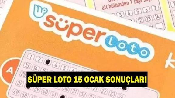 15 Ocak Süper Loto Çekiliş Sonuçları Açıklandı mı? İşte Milli Piyango Online Sorgulama Ekranı
