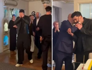 Kızılcık Şerbeti’nden Kovulan Doğukan Güngör Veda Organizasyonunda Göz Yaşlarına Hakim Olamadı